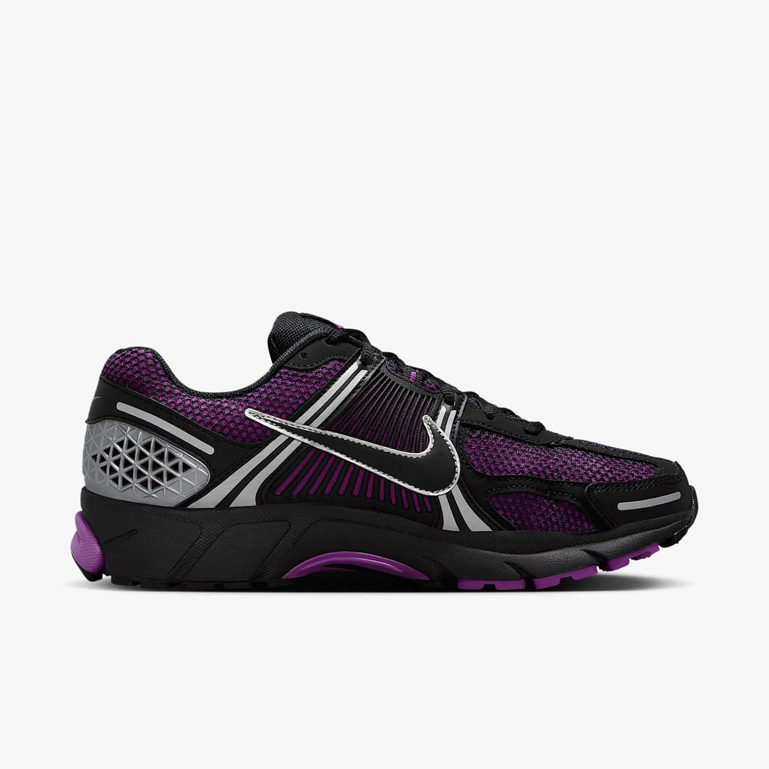 Мужские кроссовки Nike Zoom Vomero 5, ярко-фиолетовый/металлик серебристый/черный — фото 3