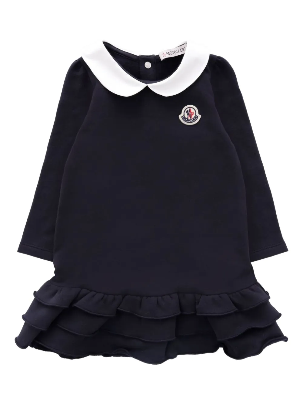 

Платье с оборками Moncler Enfant, синий