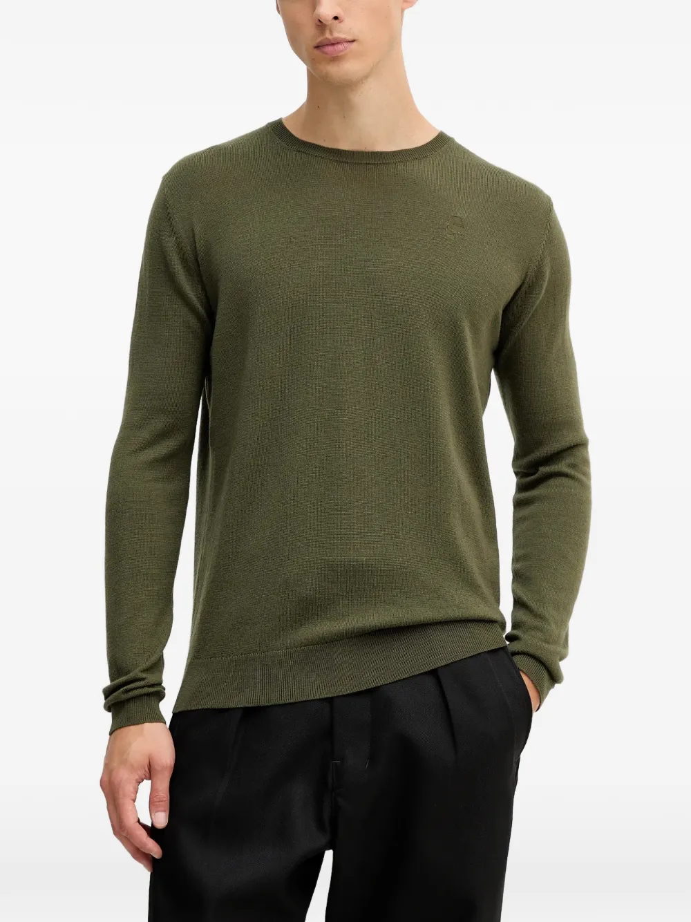 

Джемпер с круглым вырезом Karl Lagerfeld, зеленый