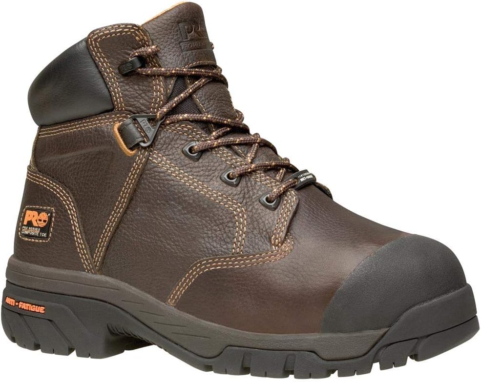 

Мужские промышленные рабочие ботинки Timberland PRO Helix с внутренней защитой Met и композитным носком, высота 6 дюймов, коричневый