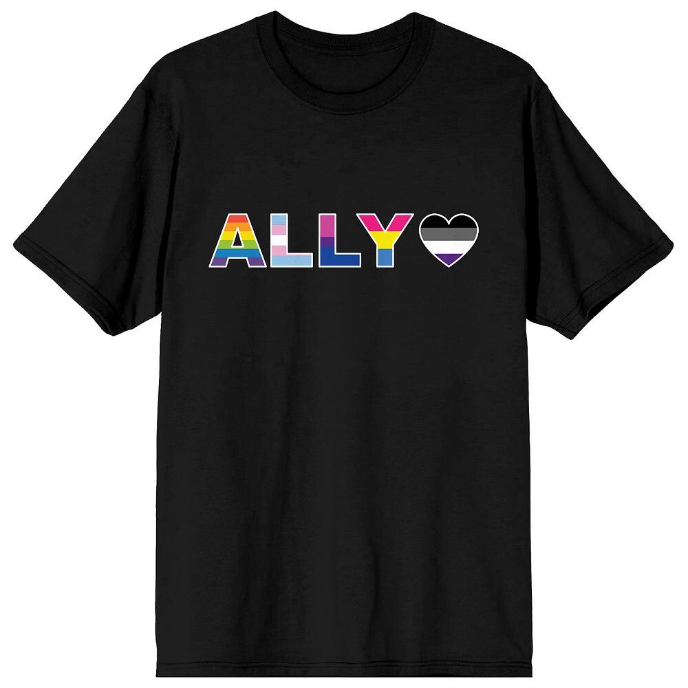 

Мужская черная футболка Pride Ally Licensed Character, черный