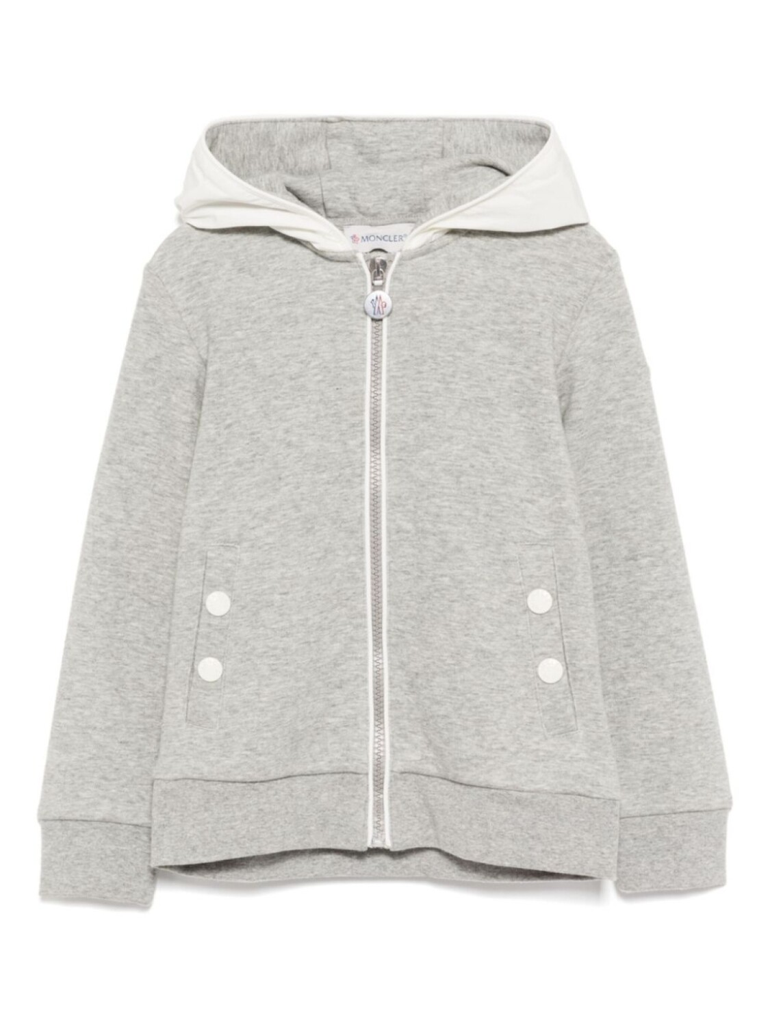 

Moncler Enfant худи на молнии, серый