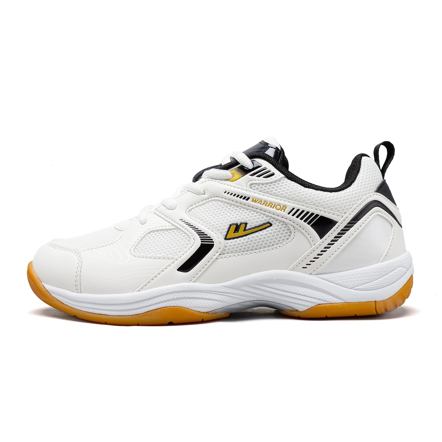 

WARRIOR Кроссовки Shock Absorbers Slip Resistant Breathable Low Top Badminton Shoes Men's White