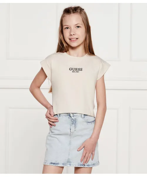 

Футболка Regular fit Guess, бежевый