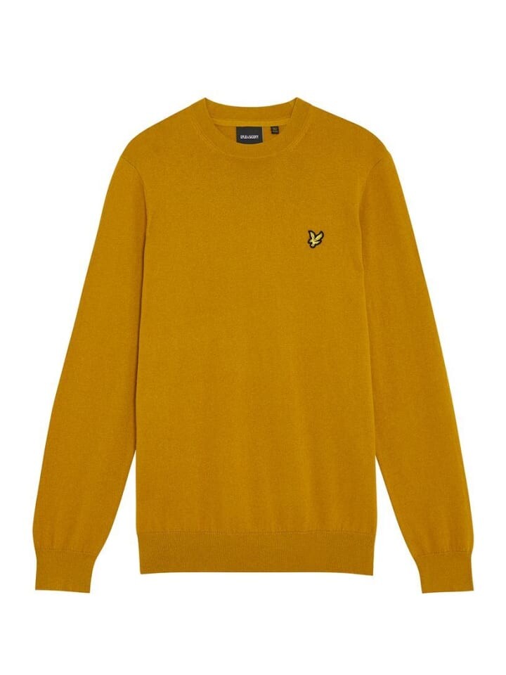 

Пуловер Lyle & Scott Strickpullover, цвет Senfgelb