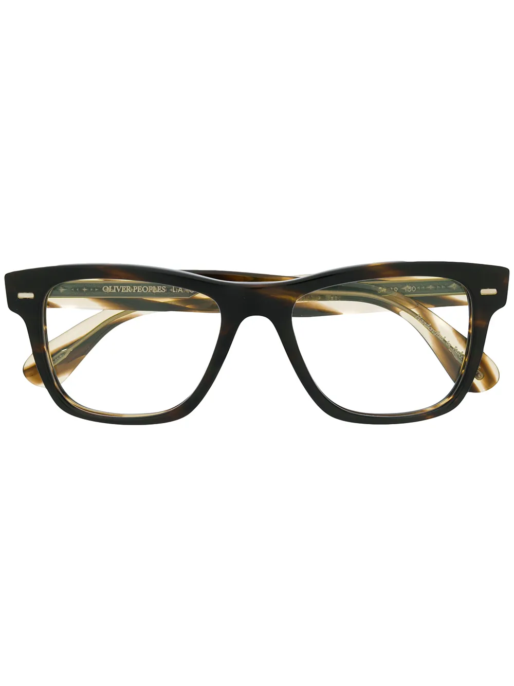 

Очки в квадратной оправе Oliver Peoples, черный