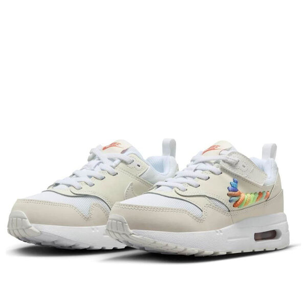 Кроссовки air max 1 se easyon 'rainbow lace swoosh' Nike, белый — фото 3