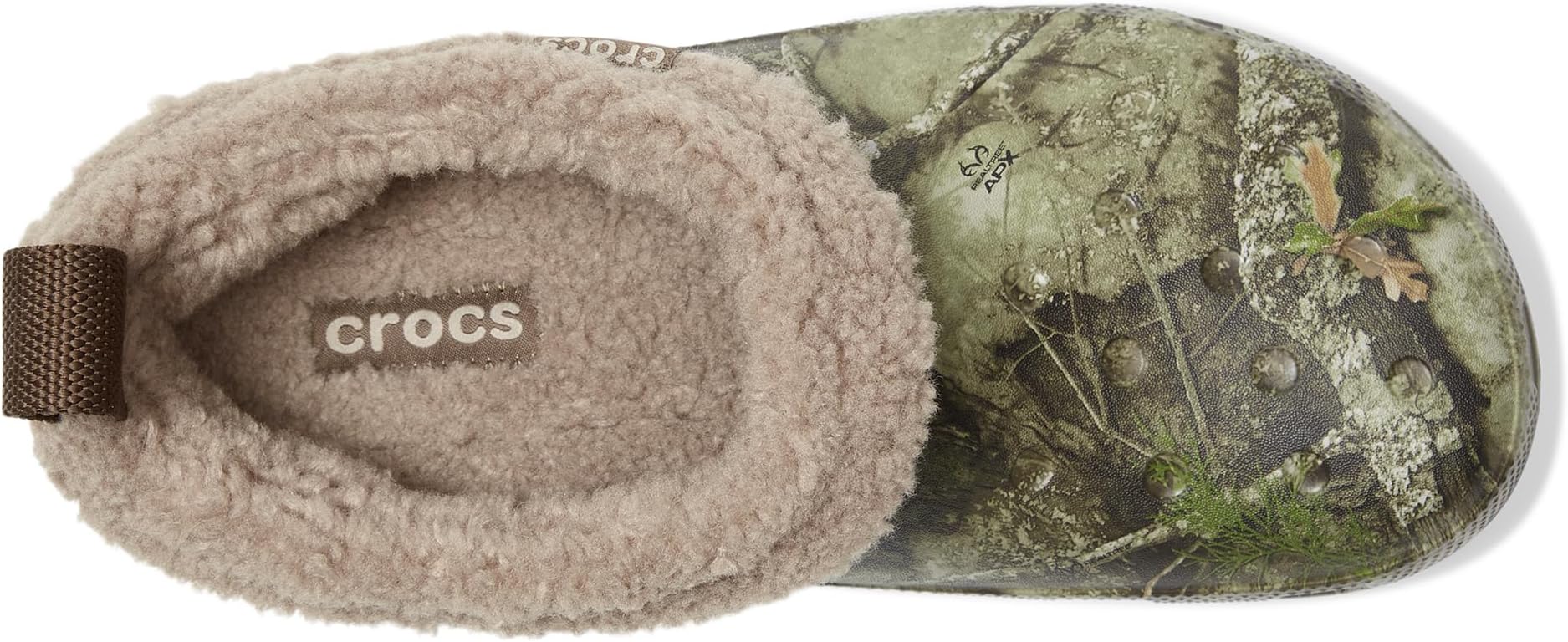 Сабо Crocs Unisex Classic Lined Shorty, Faux Fur Winter Boots, Realtree Apx — фото 2