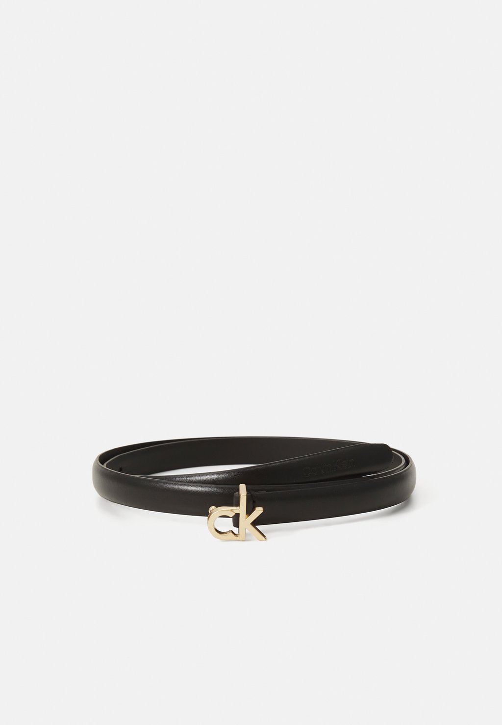 

Пояс BUCKLE SKINNY BELT Calvin Klein, черный