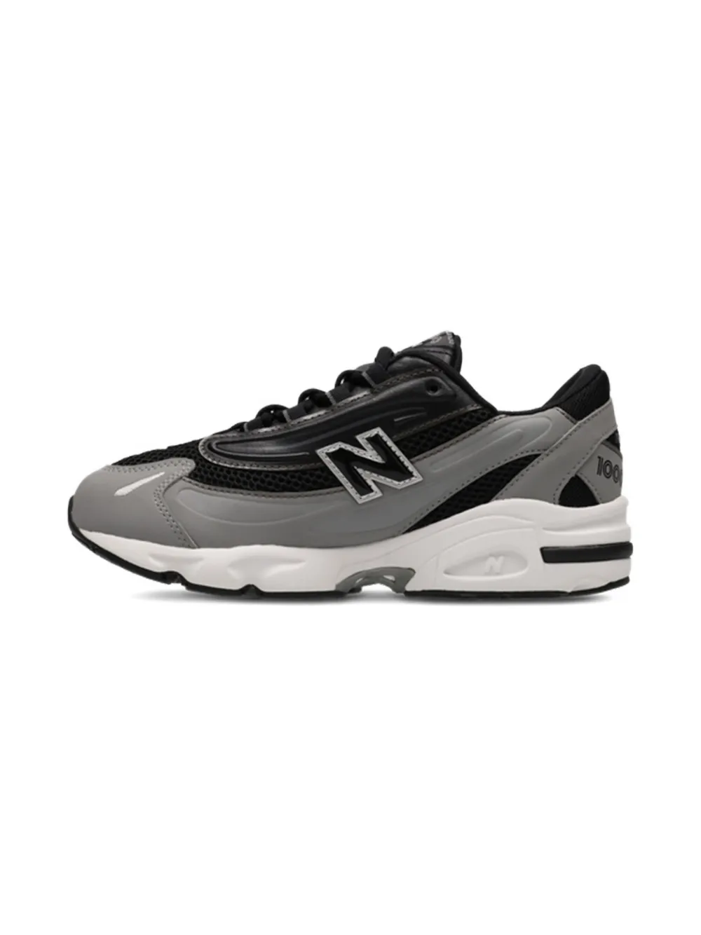 Кроссовки 1000 с эффектом металлик New Balance Kids, черный — фото 4