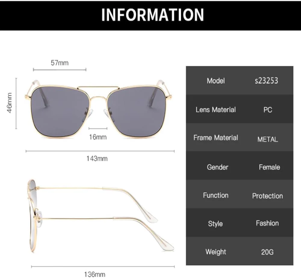 

Квадратные солнцезащитные очки с двойным оправой, линзами обратного изгиба, металлической оправой, модные солнцезащитные очки, сверхлегкие очки MTZJH, Gold Green