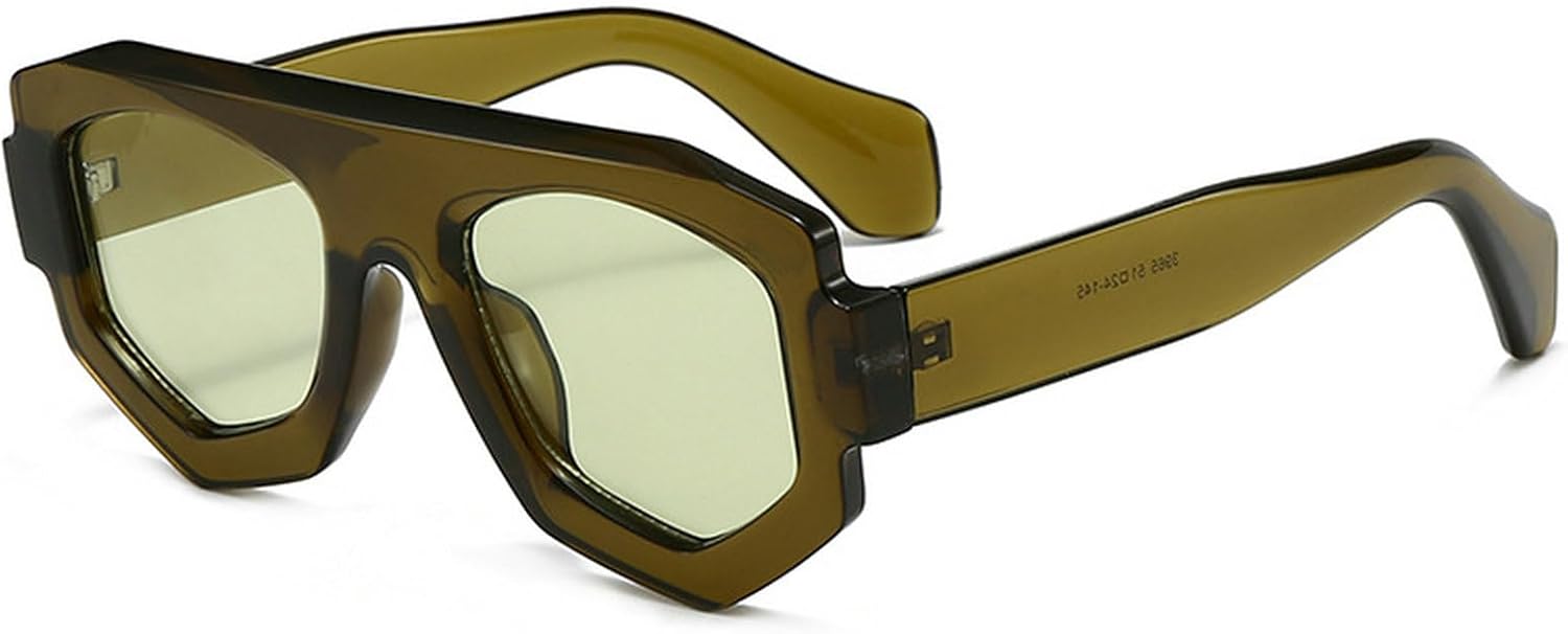 

Модные солнцезащитные очки-пилот неправильной квадратной формы для женщин, защита от ультрафиолета UV400, ретро, ​​сине-фиолетовые, мужские солнцезащитные очки mincl, C2