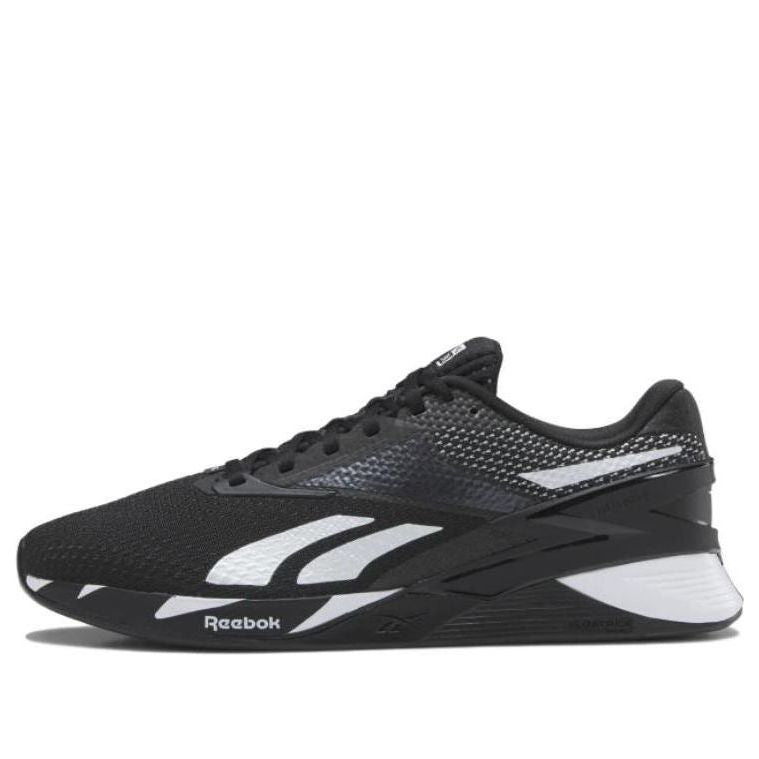 

Кроссовки Reebok Nano X3 'Black White', черный