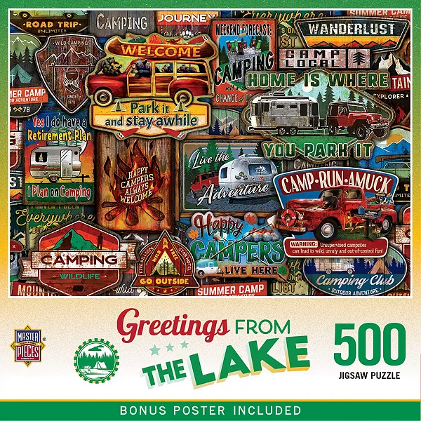 

Привет с озера - пазл из 500 деталей Masterpieces Puzzles, multicolor