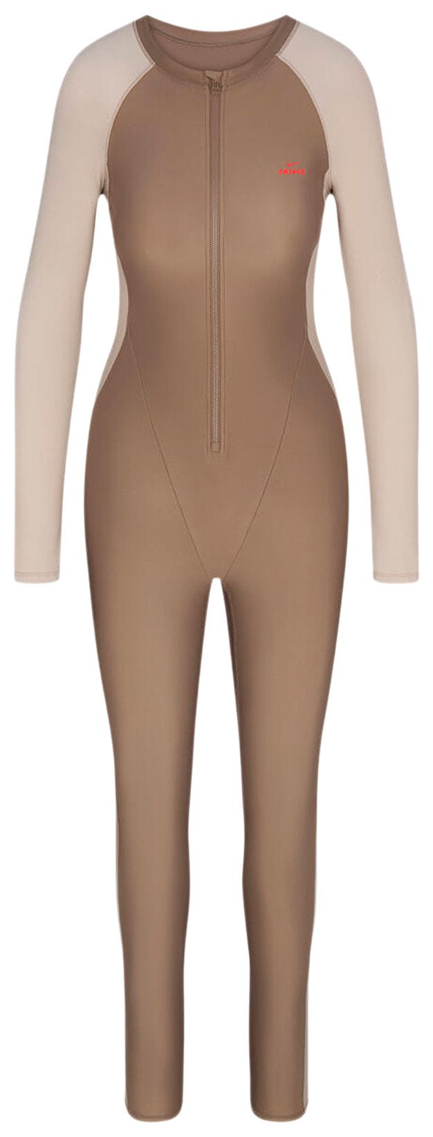 

Длинный боди NikeSKIMS Shine на молнии, цвет, коричневый