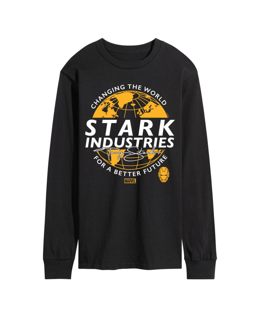 

Мужская футболка с длинным рукавом Iron Man от Stark Industries AIRWAVES, Black, Черный, Мужская футболка с длинным рукавом Iron Man от Stark Industries AIRWAVES, Black