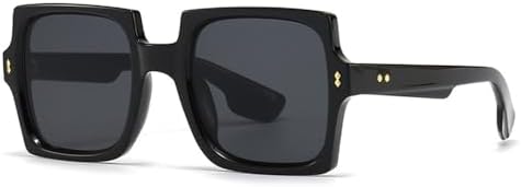 

Большие ретро-солнцезащитные очки 2027 года для женщин, с заклепками, в стиле панк, градиентные, с защитой от УФ-излучения UV400, большие солнцезащитные очки для мужчин MTZJH, 1