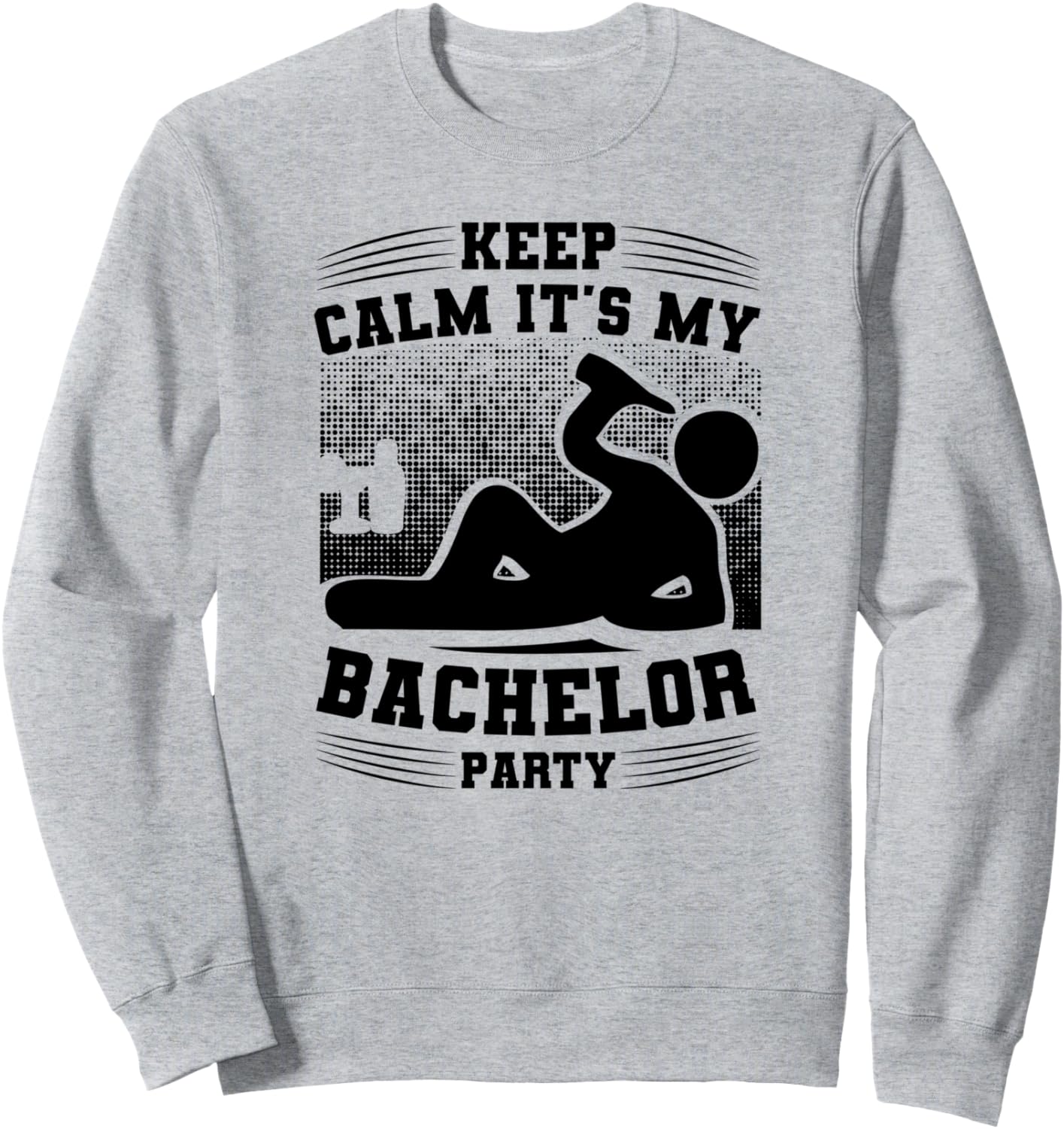 

Сохраняйте спокойствие, это мой мальчишник! - Забавная толстовка для мальчишника, серая Keep Calm It'S My Bachelor Party