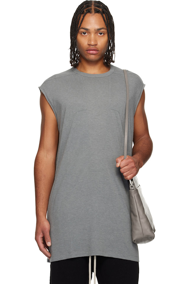 

Rick Owens Серые конкордианы, расщепленный брезент, футболка