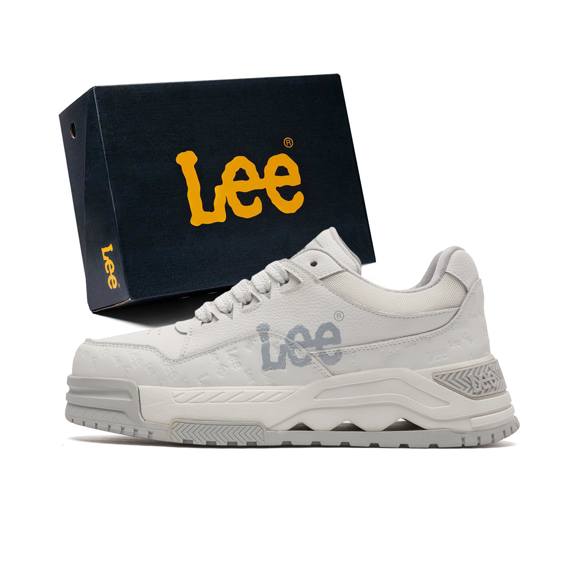

Puffy Shoes Height Increasing Slip Resistant Low top Skateboard Shoes мужские Lee, серый