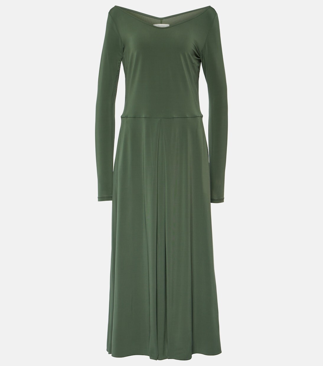 

Платье макси leisure valido из джерси Max Mara, зеленый