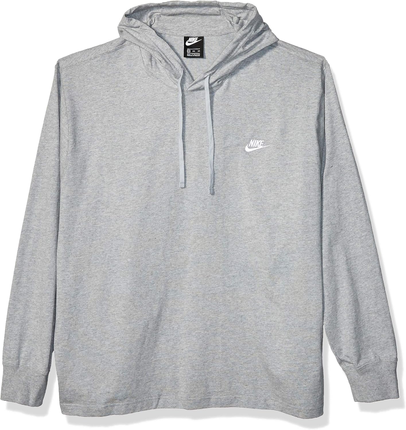 

Толстовка с капюшоном Nike Mens Sportswear Club, Dark Grey Heather/White