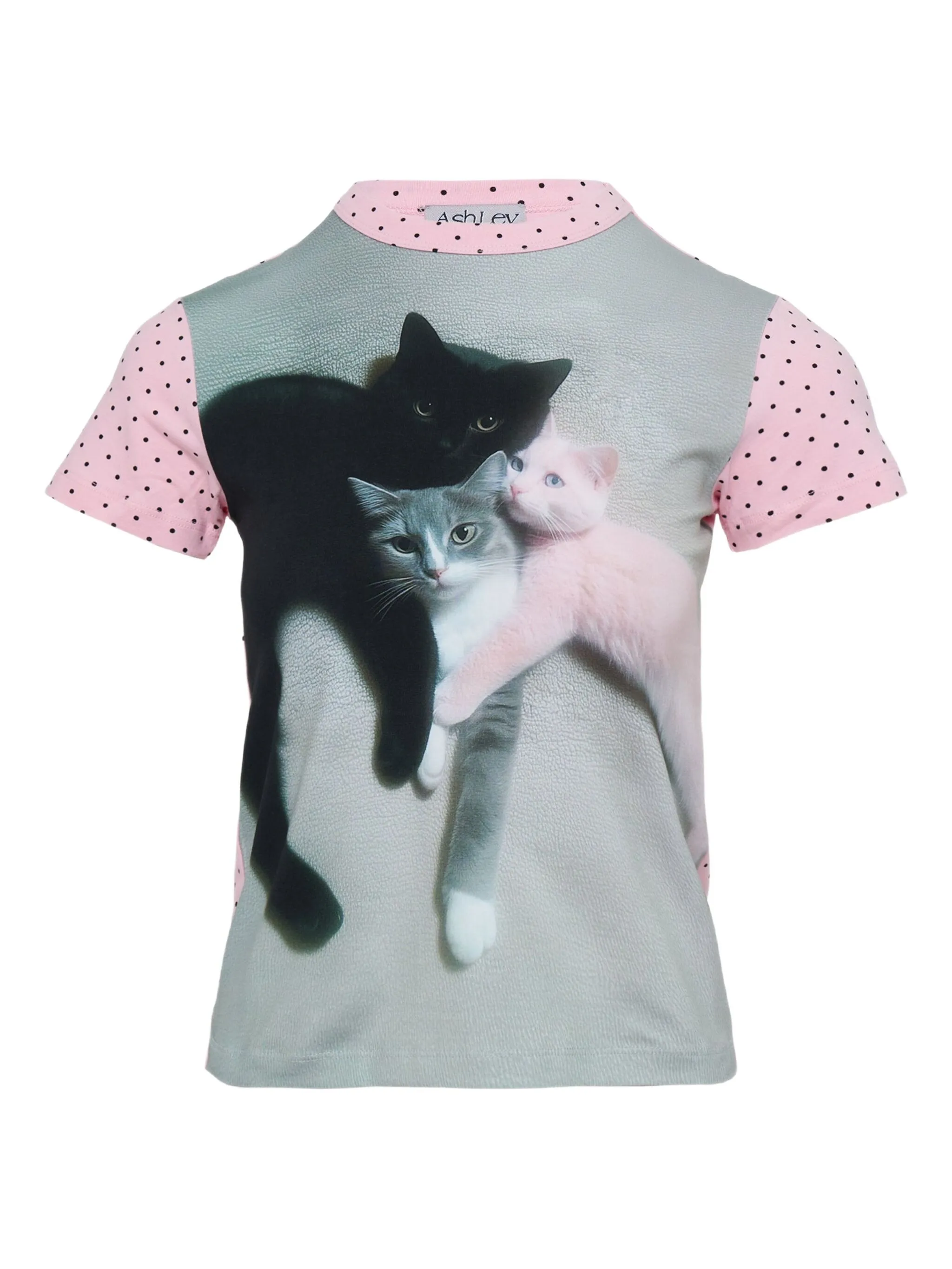 

Футболка в горох Ashley Williams, розовый