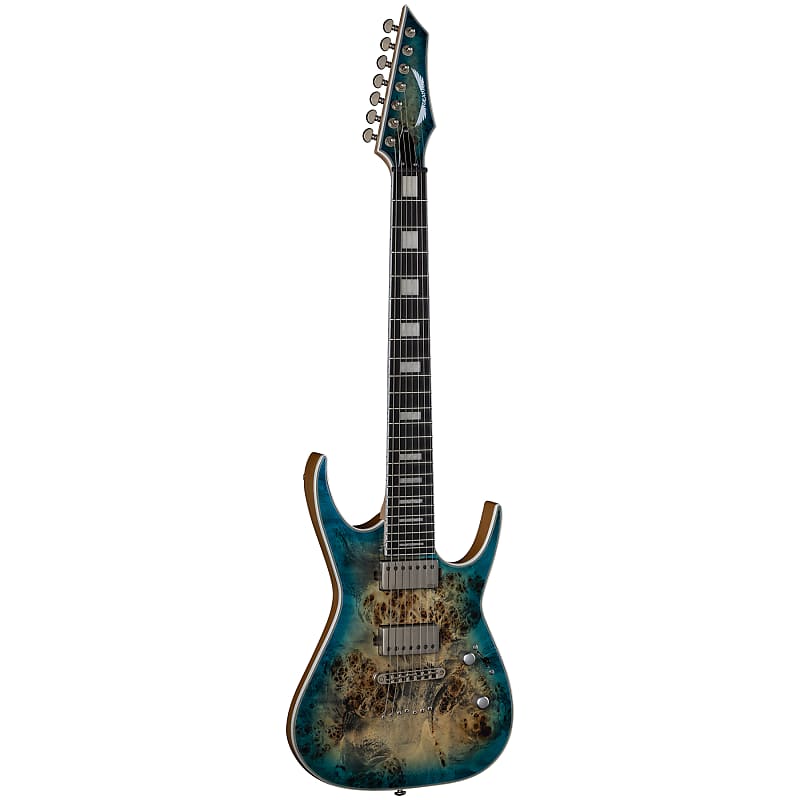 

Электрогитара Dean Exile Select 7 String Burl Poplar STQB 2020 Quilted Satin Turquoise Burst