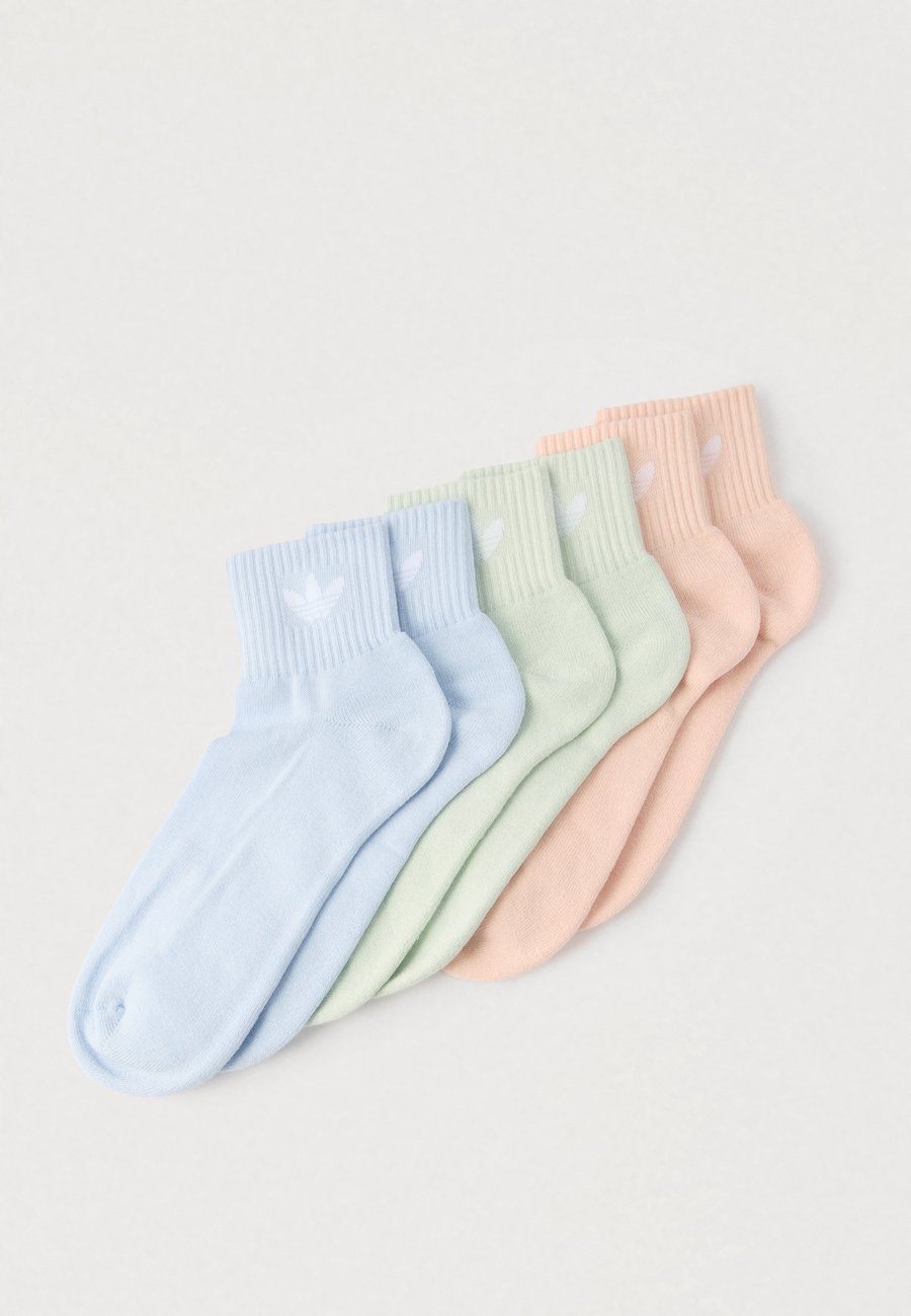 

Носки Adidas Originals UNISEX 6 PACK, Blush Pink/Linen Green/Crystal Sky/Multi-Coloured