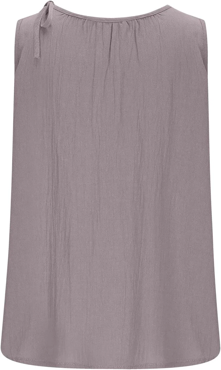 Женский топ Cotton Linen Tank Top, Purple — фото 4