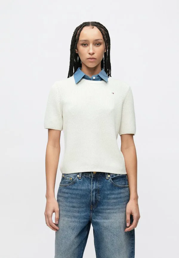 Джемпер с кардиганным стежком Tommy Hilfiger, Ivory