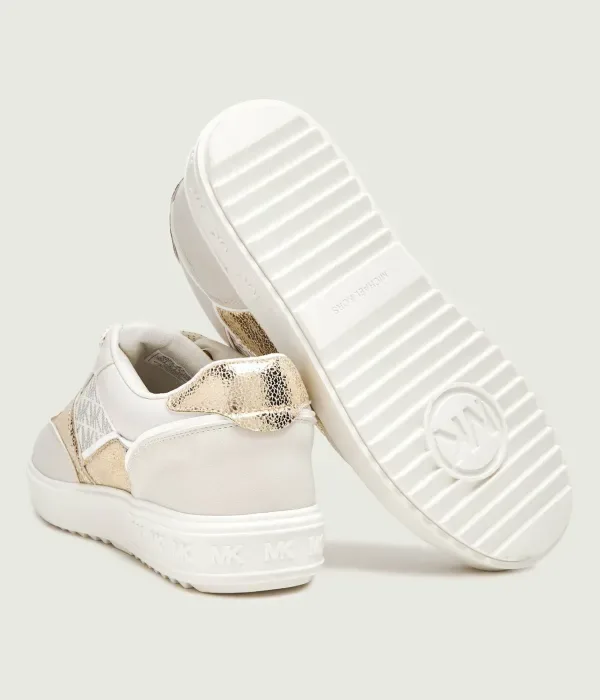 Кроссовки Эммета Кларка Michael Kors Kids, бежевый — фото 4