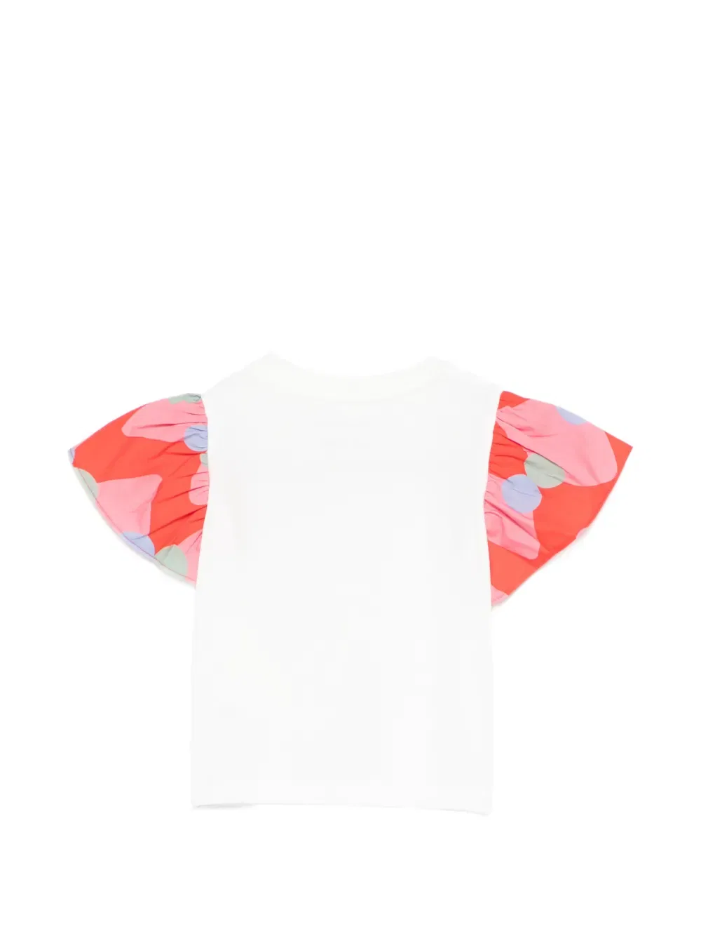 Футболка с оборками Stella Mccartney Kids, белый — фото 2