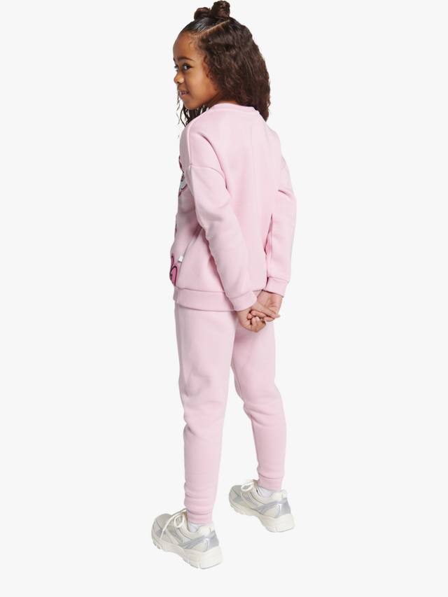 Детские джоггеры Hello Kitty из хлопковой смеси Brand Threads, Pink — фото 2