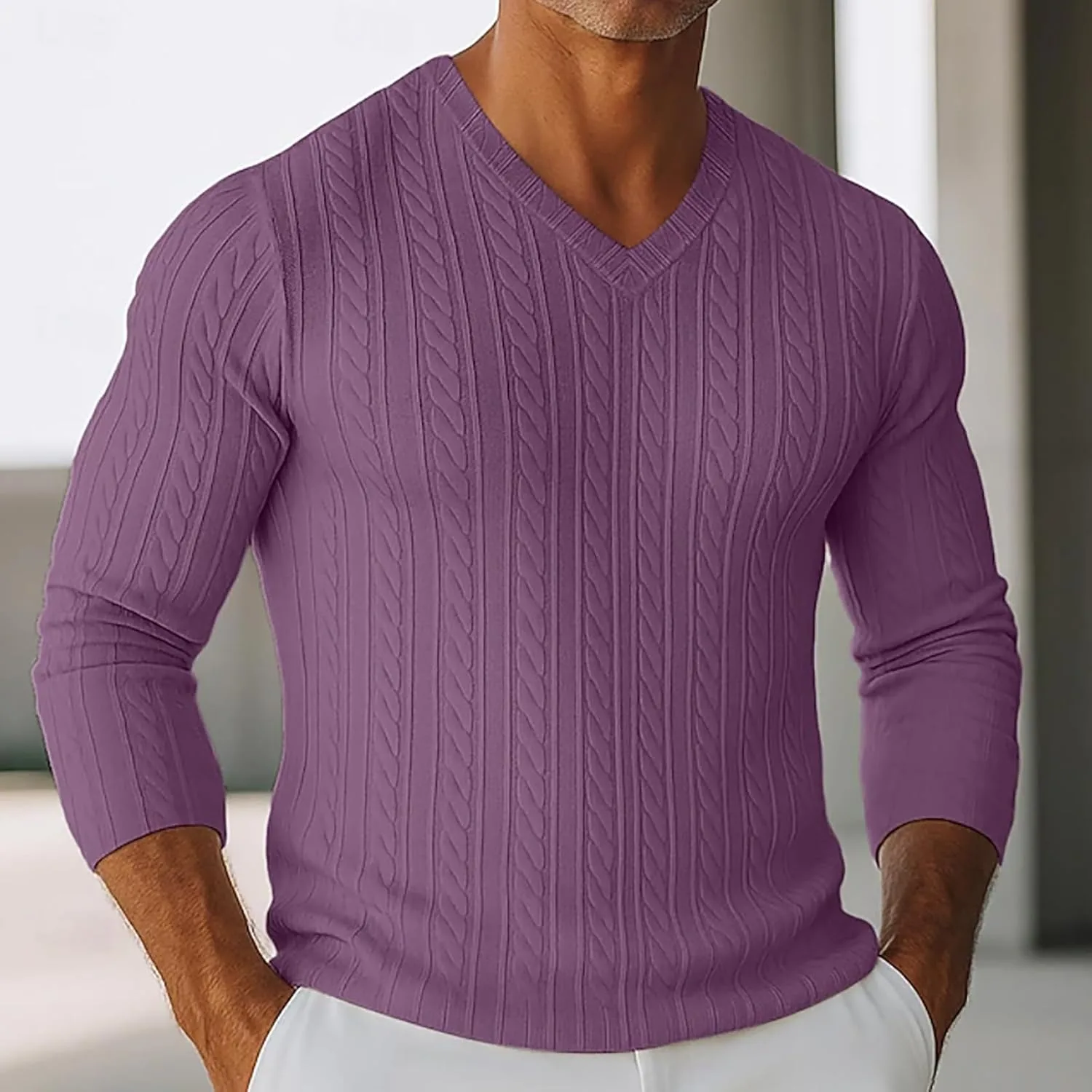 Мужская футболка с коротким рукавом Jacquard Textured Crewneck для тренировок — фото 2