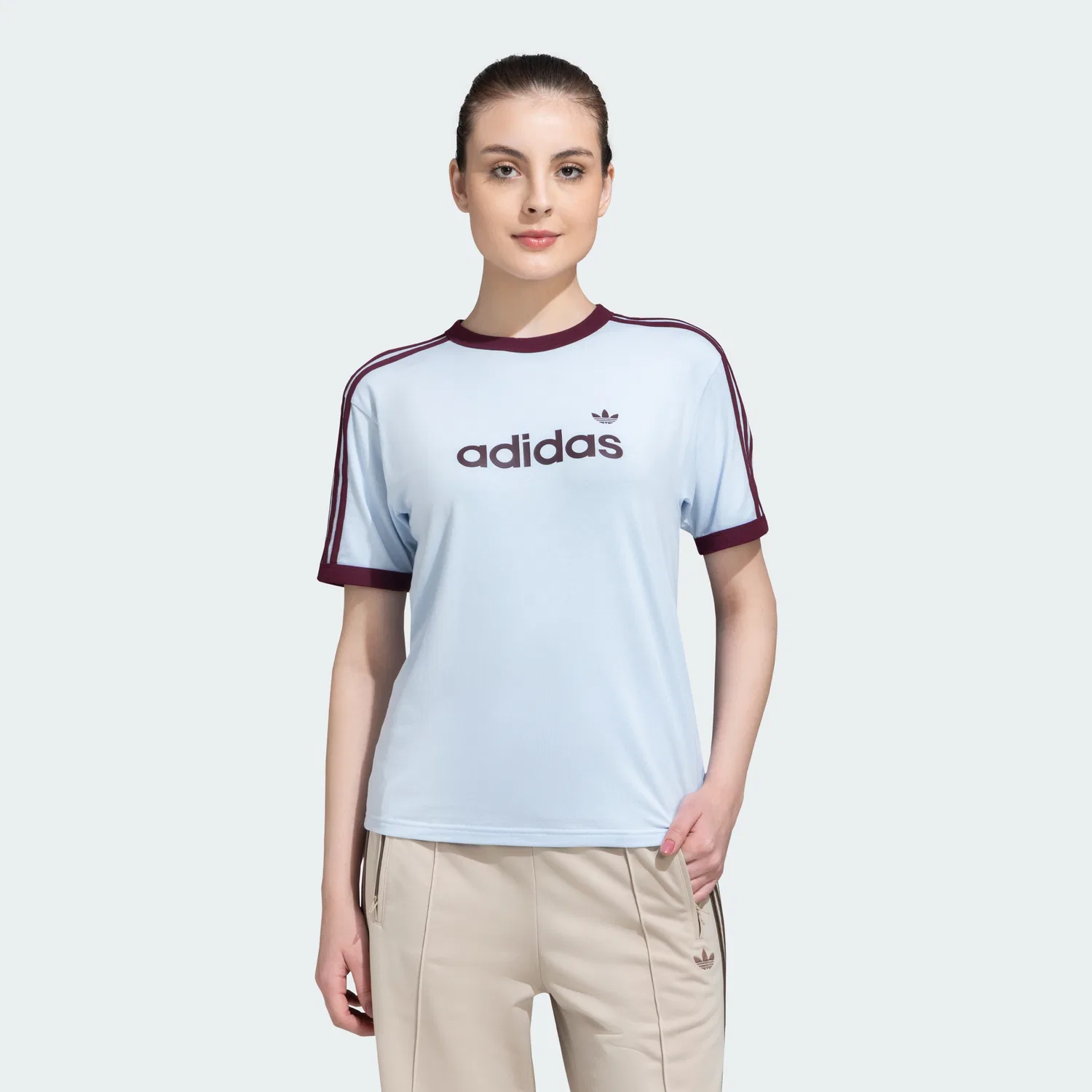 Женская футболка Linear Crystal Sky / Maroon от Adidas