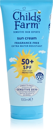 

Солнцезащитный крем spf 50+ Childs Farm Suncare, bezzapachowy 100 ml
