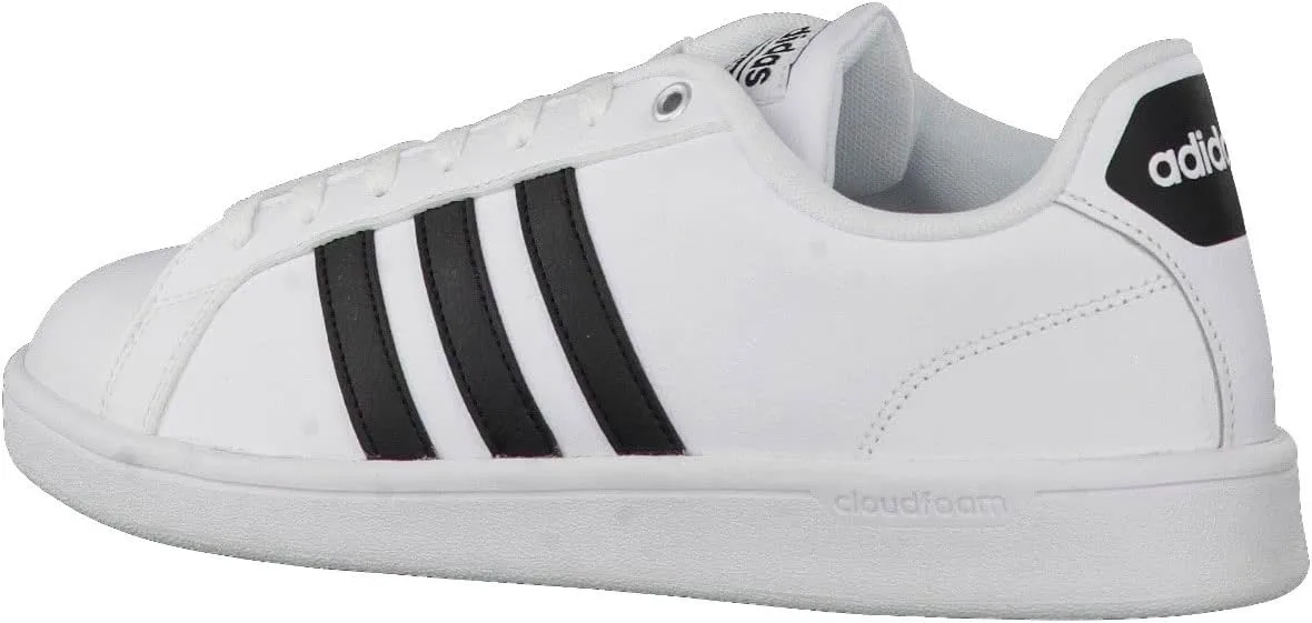 Представлены кроссовки Adidas NEO Cloudfoam, белый/черный — фото 3