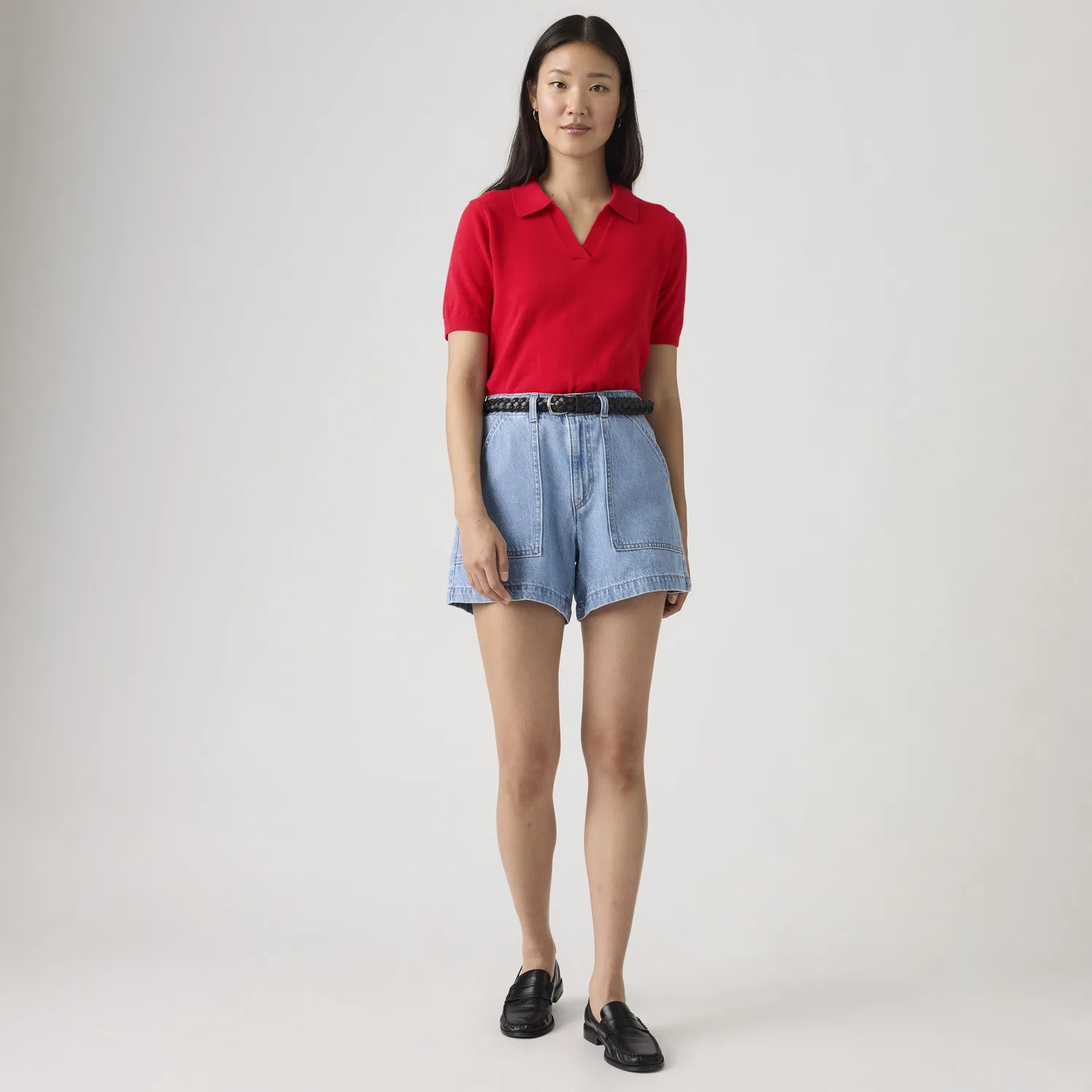 Легкие женские шорты Cinch Utility Levi's, Light Wash