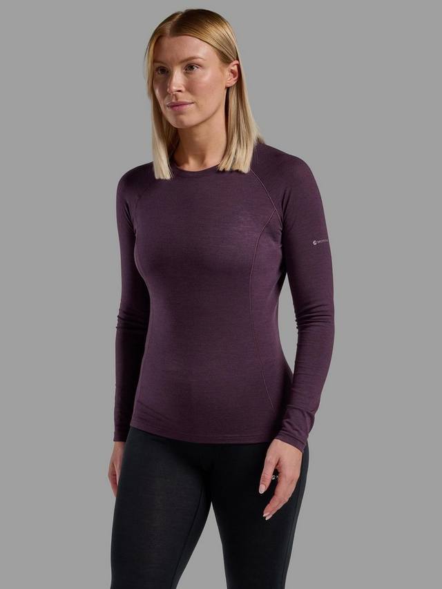 

Топ с длинными рукавами Malli из мериносовой шерсти Montane, Mulberry