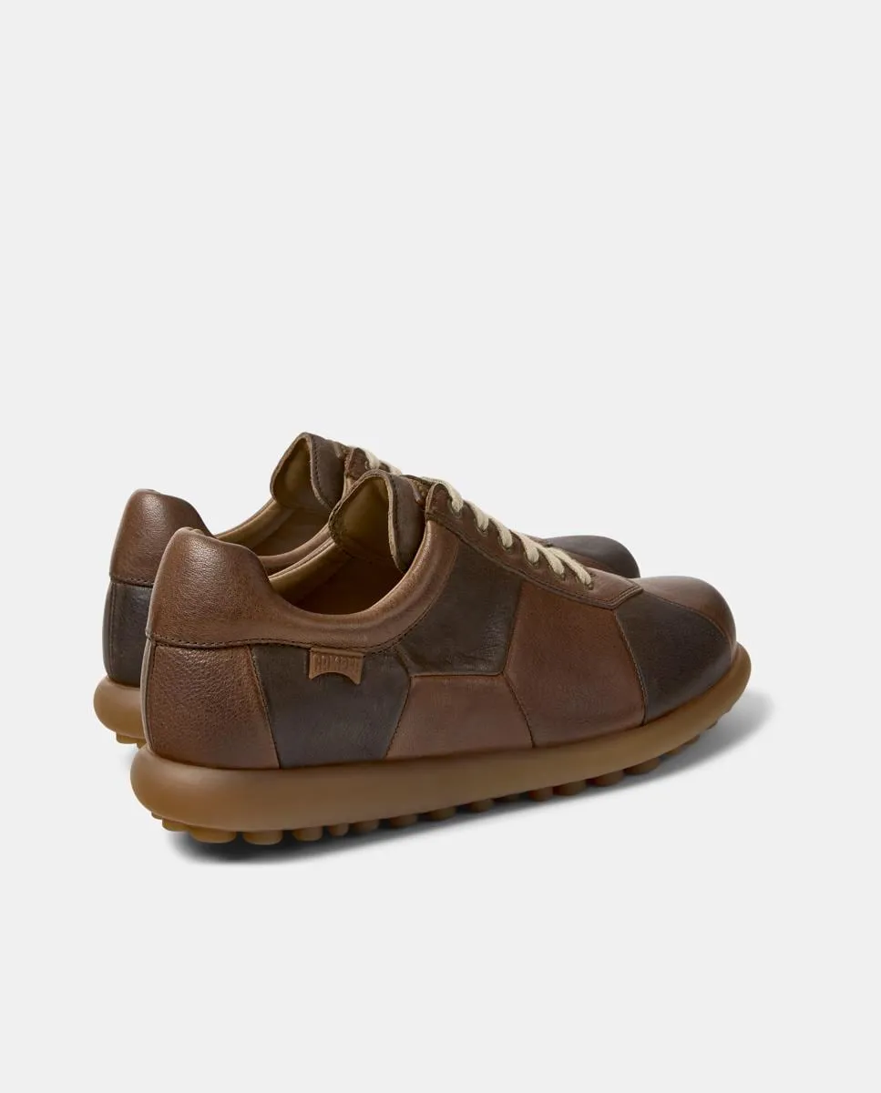 Женские кроссовки Pelotas Ariel Hella Twins из кожи Camper, коричневый — фото 3