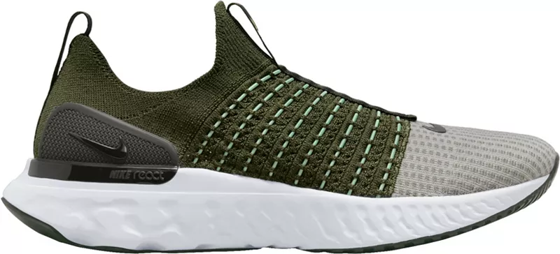 

Мужские кроссовки Nike React Phantom Run Flyknit 2, зеленый/желтый