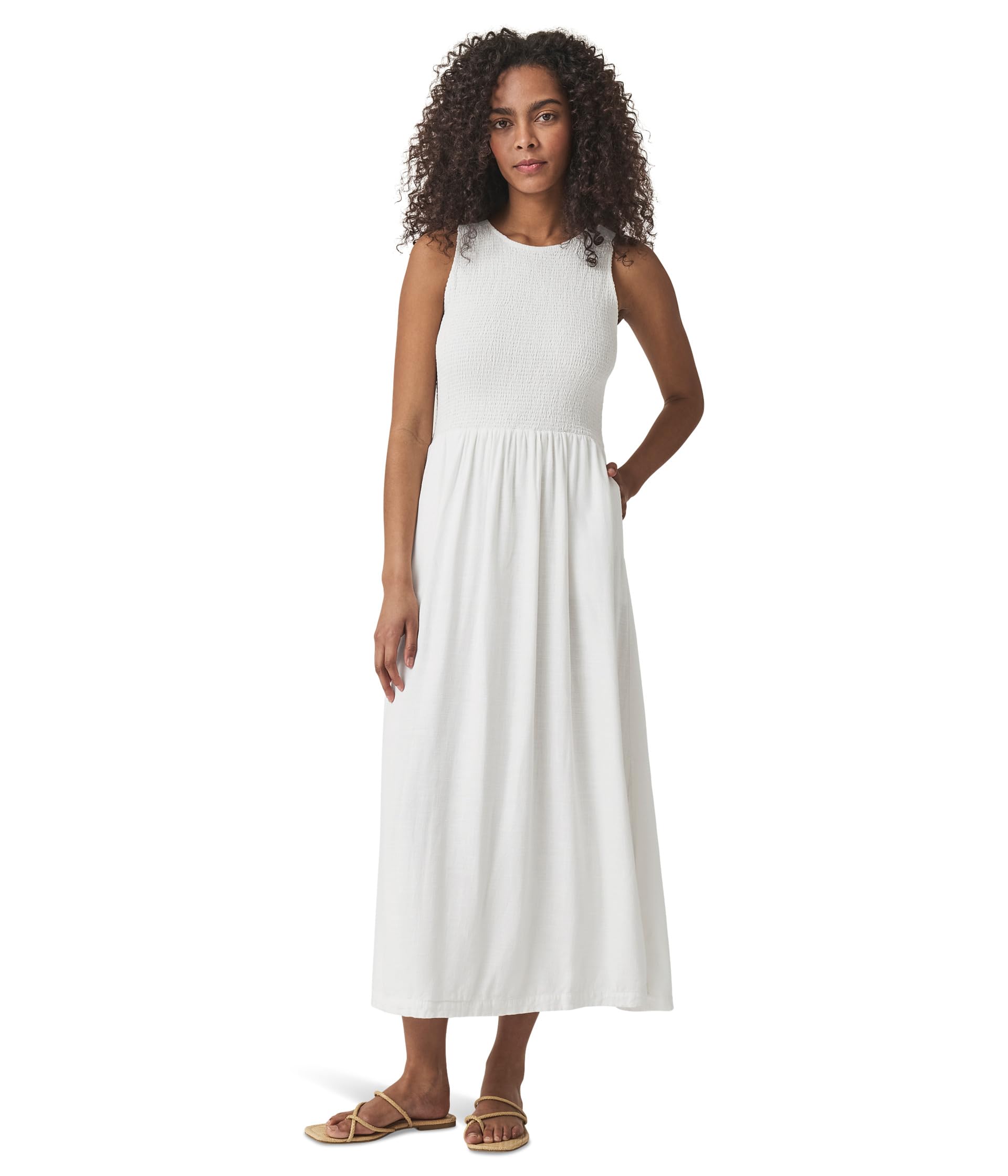 

Платье Splendid Malibu Smocked Dress, белый