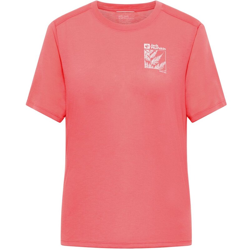 

Shirt vonnan graphic tw Jack Wolfskin, красный