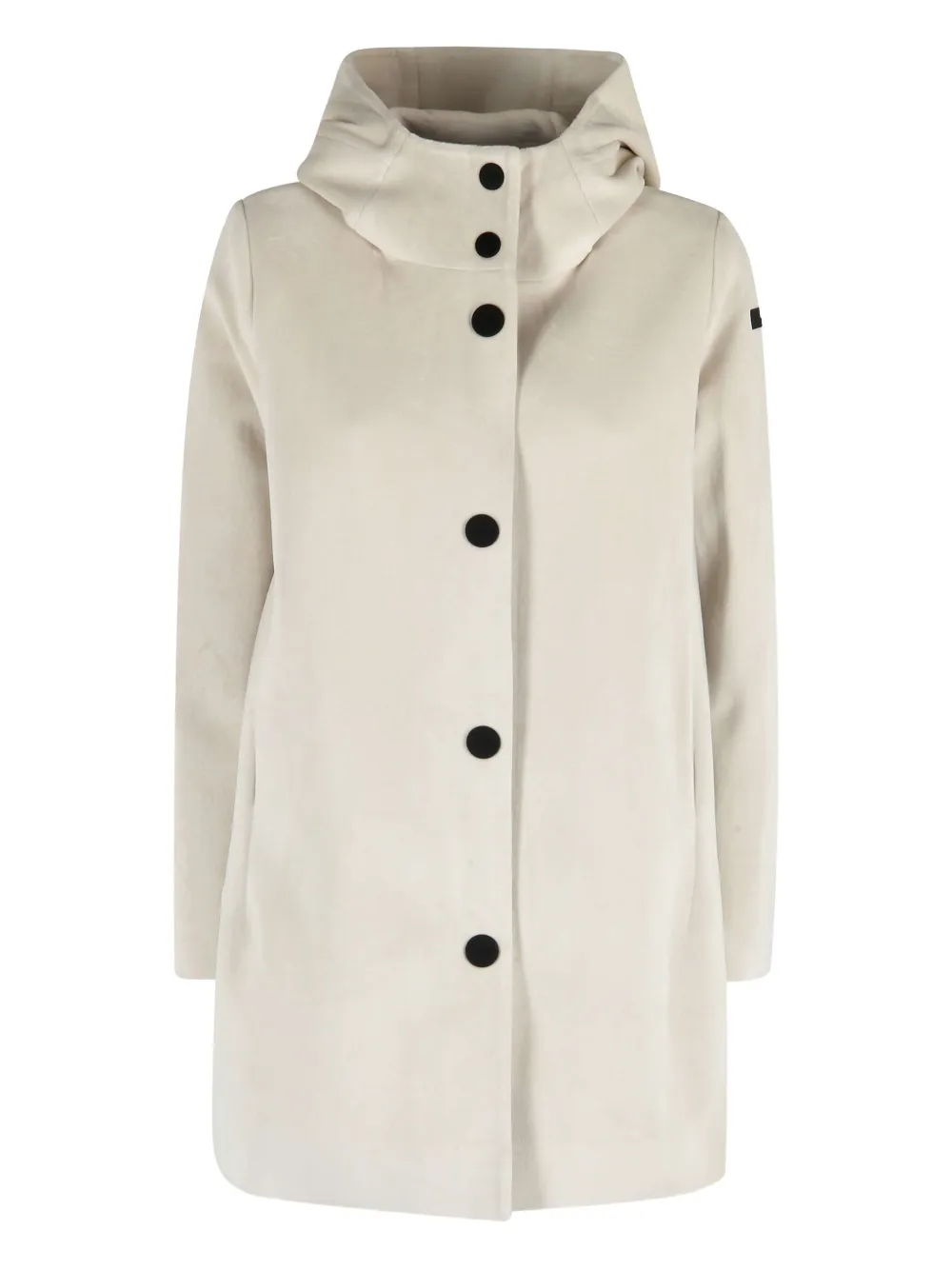 

Парка с капюшоном из велюра Rrd, кремовый
