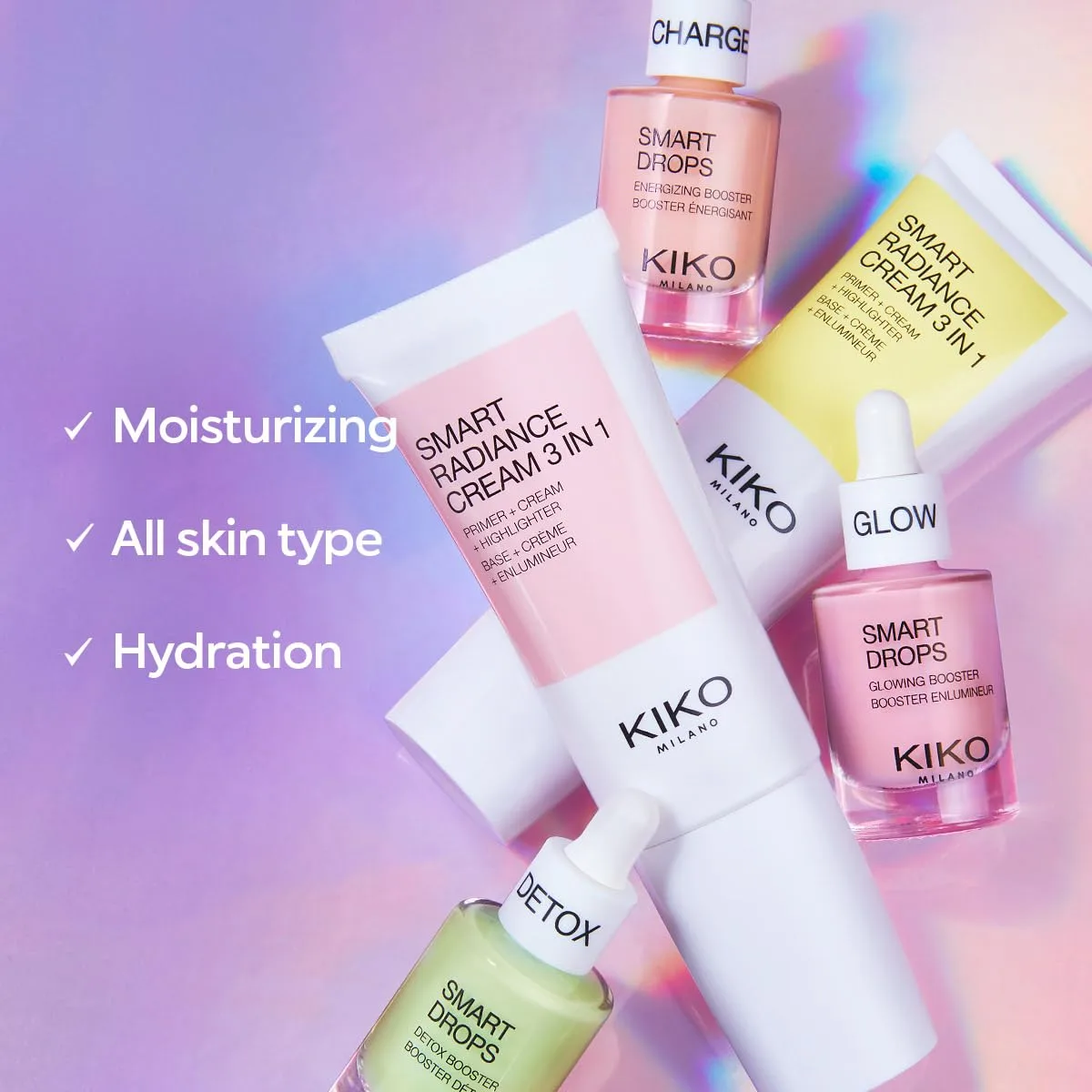Крем для лица Kiko Milano — Smart Urban Shield Face Base | Защитная база под макияж от загрязнения и синего света — фото 4