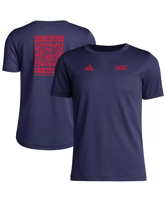 

Футболка с принтом FC Dallas в синем цвете для мальчиков и девочек adidas