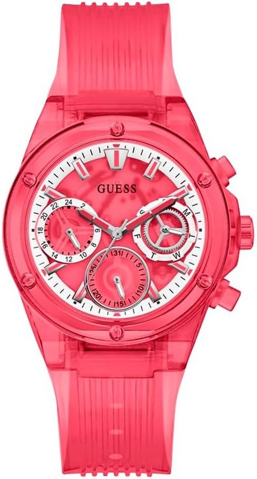

Guess, женские спортивные часы с множеством функций, 39 мм, Red/Red/Red