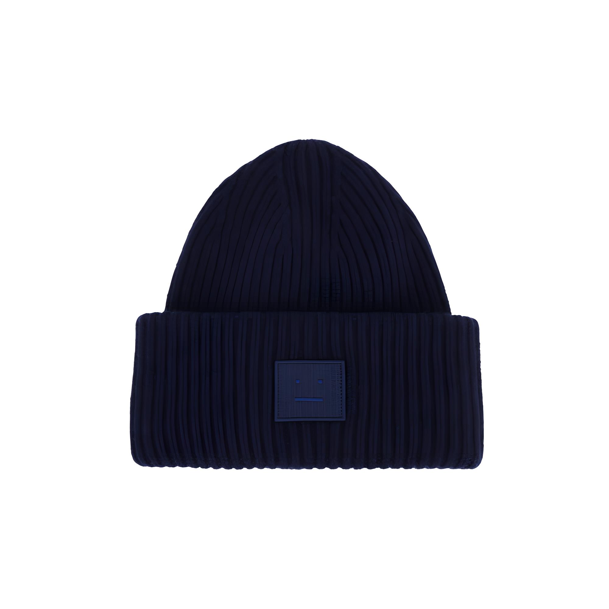 

Шапка с логотипом лица Acne Studios