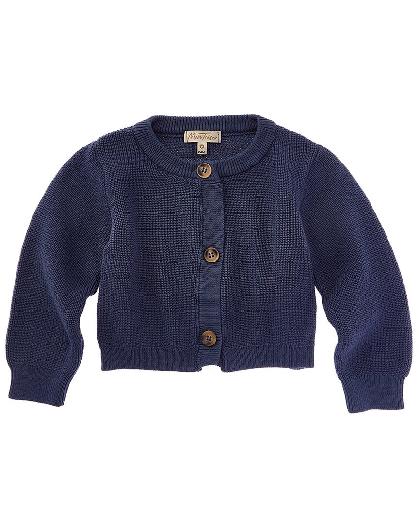 

Кардиган крупной вязки Mon Tresor, синий